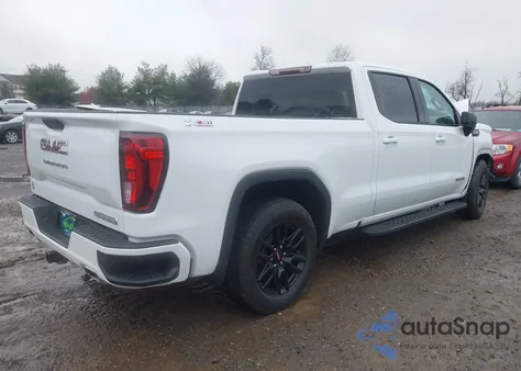 2023 GMC Sierra 1500 4Wd Standard Box Elevation from USA, damaged, VIN 1GTUUCED2PZ144108